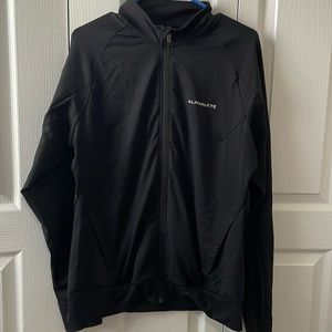 Alphalete mens zippered warm up jacket. M
